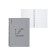 Notebook A5 80 sheets of a cage on a spiral Erichkrause Life Style, silver, plastic cover