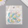 Decor for creativity metal, enamel "Bunny in the blue month" 2.9x2.5 cm