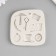 Mold Silicon "Film set" 8 items 9x8.6x1 cm