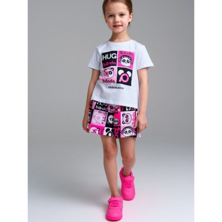 Set for the girl PlayTode: T-shirt and skirt-short, height 98 cm