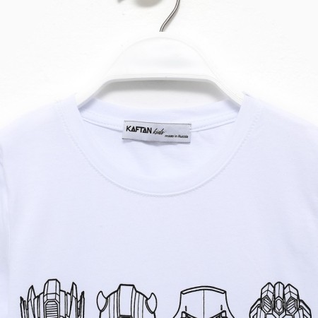 T-shirt Children's "Transformers", height 98-104, white-5