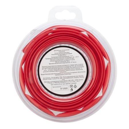 The tube is a heat -assigned NG 5.0/2.5 mm, red, 2,44M REXANT video-2
