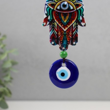 Suspension from the evil eye "Bright hand of Fatima" 21.5x6x0.5 cm-2