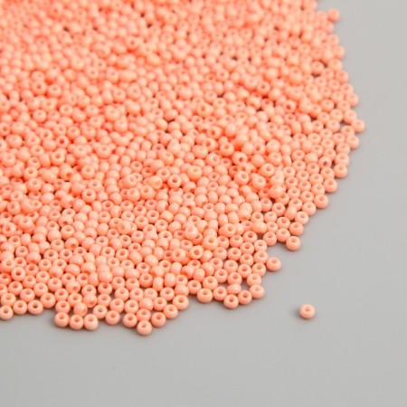 Glass bead 12/0 "apricot" smooth No. 686 450 gr