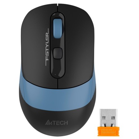 Mouse A4Tech FSTYLER FB10C Black/Blue Optical (2400DPI) Wireless BT/Radio USB (4but 102939-2