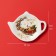 A stand for a tea bag New Year's share "Santa Santa Claus", 12 × 9 × 1.5 cm