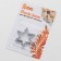 A set of forms for cutting the cookies "Snowflakes", 3 pcs, 6.5 × 6.5 cm, chrome color