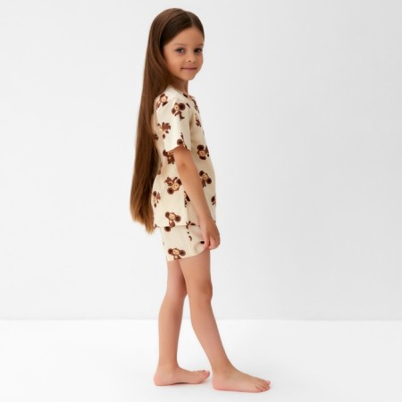 Pajama nursery (T-shirt and shorts) KAFTAN Cheburashka R.30 (98-104)-1