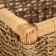 Wicker basket, 50x40x33 cm, seaweed