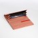Women's wallet on magnet, pink color