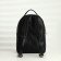 Women's backpack city, Textura, black color