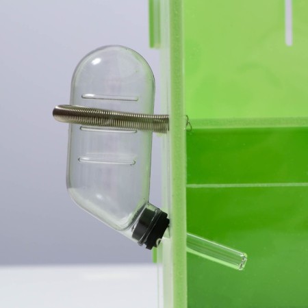 Rodent cage, acrylic, green, 29 x 23.5 x 26 cm-3