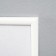 Photo frame MDF 30x40 cm, No. 5 "Simple", white (plastic screen)
