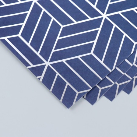 Scrapbooking paper "3D geometry" density 180 g 30.5x32 cm-2