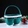 Basket "New Year's pants", green, 23 × 12 × 13/23 cm, veneer