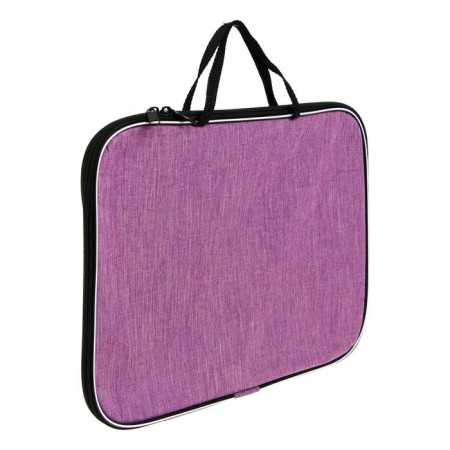 Folder with handles Textile A4, 350 x 270 x 20 mm, "Office", nylon 600D, linen, purple, PM/1-1