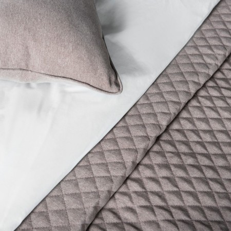 Kaspian set: covering 160 x 220 cm, pillowcase 40 x 40 cm - 2 pcs, cappuccino color-3