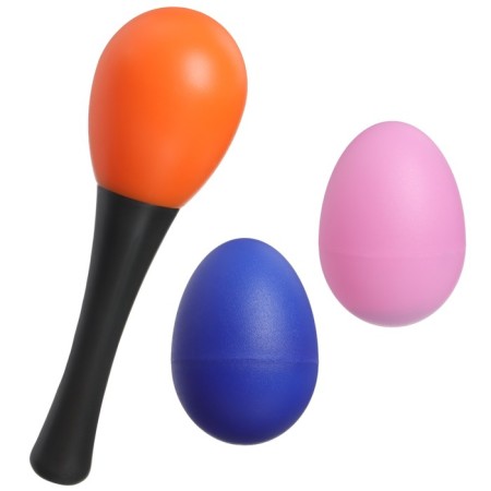 A set of rattles "Marakas: Black Hand and 2 testicles", Mix color, crumb I-5