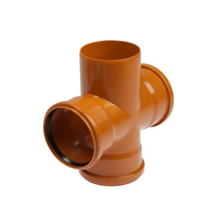 Cross sewer Flextron, D = 110 mm, 90 °, external-2