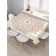 The tablecloth “Flower pattern”, rectangular, Saten, size 145x180 cm