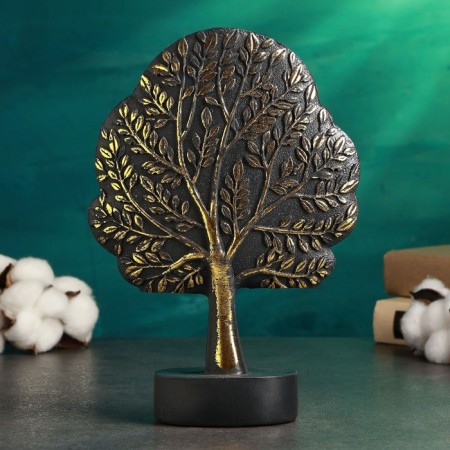 Figure "Cash Tree" 16x5x17cm, black with gilding-1