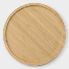 STRIATA shade for serving a share, d = 25 cm, bamboo