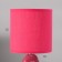 Hand lamp with lampshade Risalux "Heart", E14, 40 W, Red, Figure base, 13 × 13 × 29 cm