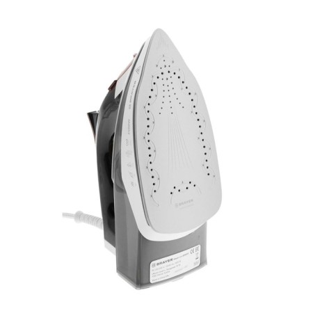 Iron Brayer BR4005, 2400 watts, ceramic soles, 25 g/min, 360 ml, black-red-4