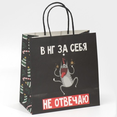 Gift package “I don't answer at all”, 22 x 22 x 11 cm, New Year-2