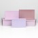 A set of rectangular boxes of 15v1 "lavender" 47.5 x 36 x 17.5- 13 x 8 x 4.5 cm