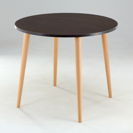 Round table, 900x900x755, oak wenge