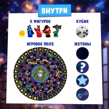 Настольная игра «Шар судьбы», 2-4 игрока, 6+-6