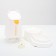 Auto -pound 3.8 liters, non -slip legs, white