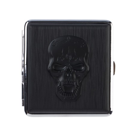 Porusigiger for 20 cigarettes "Skull" 9.5 x 9.5 cm-1