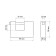 Cost "bison expert" hinged, steel case, P-shaped form, 90 mm