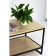 Table journal visit, 941x488x488, black muar/oak sonom