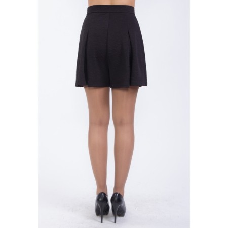 Women's shorts, black color-4