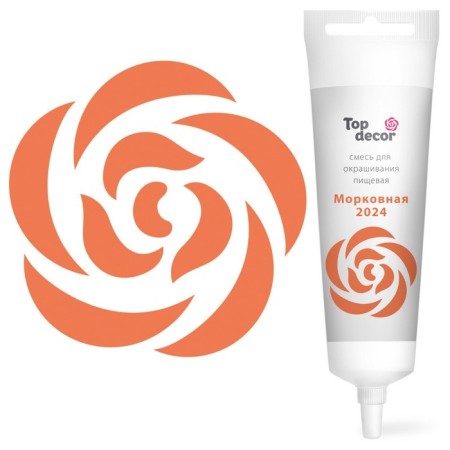 Top Decor food dye gel "carrot", 100 g-1