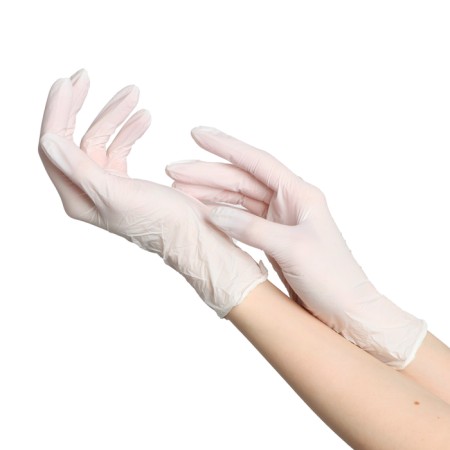 ZKS gloves nitrilum intro White white 3.5 g size S 50 pairs/un