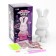 Diamond mosaic on a figure with a full filling "Bunny", pink
