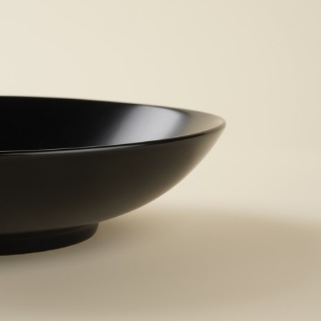 Набор мисок фарфоровых SL Home «Дарк», 380 мл, d=16,5 см, цвет чёрный-2