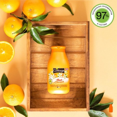 Cottage Douche Lait Hydratante Soul milk “Orange Flower”, moisturizing 250 ml-5