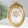 Photo frame Polystone 10x15 cm "Balt and Medallion" Elevated gold 21x14 cm