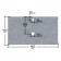 Santa mourning marble tabletop 805x35x450 cm, color granite gray