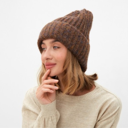 Women's hat Minaku Over One Size 52-58 Brown-1