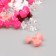 Beads for creativity plastic "Three flowers" Warm mix set 20 g 1.9x1.9x0.9 cm