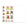 A set of stickers for kindergarten "Animals" 3 sets of 36 pieces
