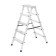 Tundra ladder, aluminum, bilateral, 5 steps, 1070 mm