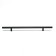 Hand -on Railing CAPPIO, Stainless. steel, d = 12 mm, m/o 224 mm, black color is black