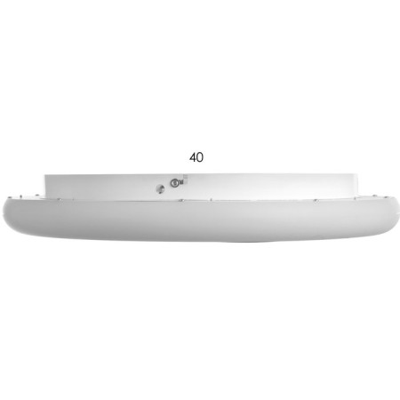Lamp "Inero" LED 120W white-black 49x49x7 cm-5